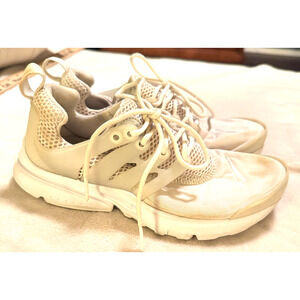 Nike Air Presto Low Cream Kids sneakers 3Y athletic shoes boys girls 844766-100